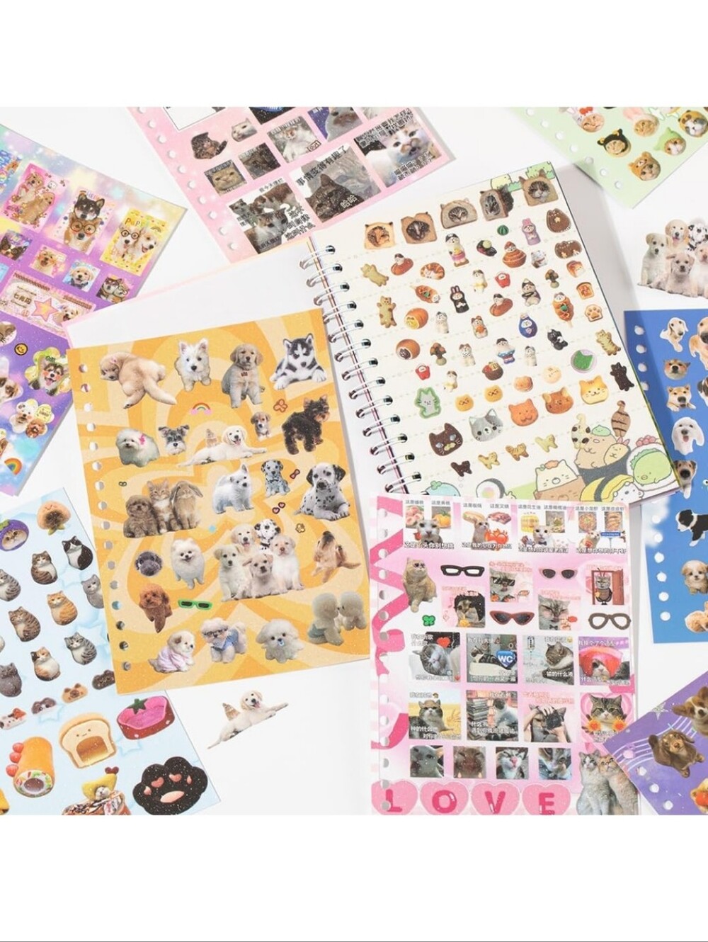Collection Sticker Puppy Notebook - Pink - Picture 2 of 4